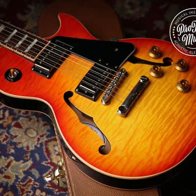 2015 Gibson USA Memphis Les Paul ES Semi Hollow Cherry Sunburst image 3