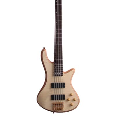 Schecter Stiletto Custom 5 String Bass Natural image 2