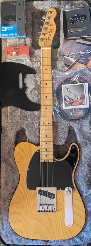 Fender American Elite Telecaster with Maple Fretboard Butterscotch Blonde 2017 w Extras and OHSC