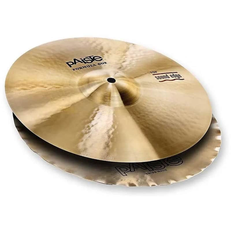 Paiste 15" Formula 602 Classic Medium Hi-Hat Cymbals (Pair) image 1