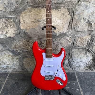Vision Stratocaster ST5 Electric Guitar Starter Kit - Red - NEW image 3