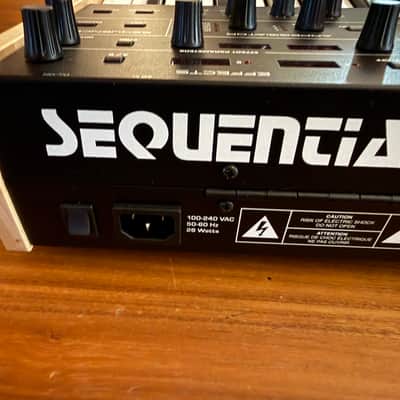 Sequential Trigon-6 49-Key 6-Voice Polyphonic Synthesizer 2022 - Present - Black with Wood Sides image 7