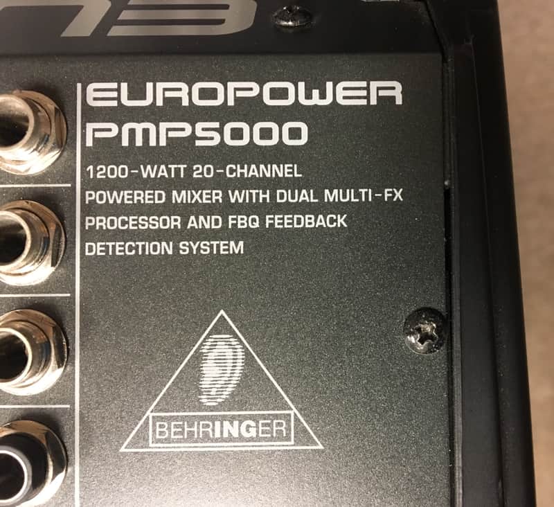 Behringer-Europower PMP5000 Powered Mixer | Reverb