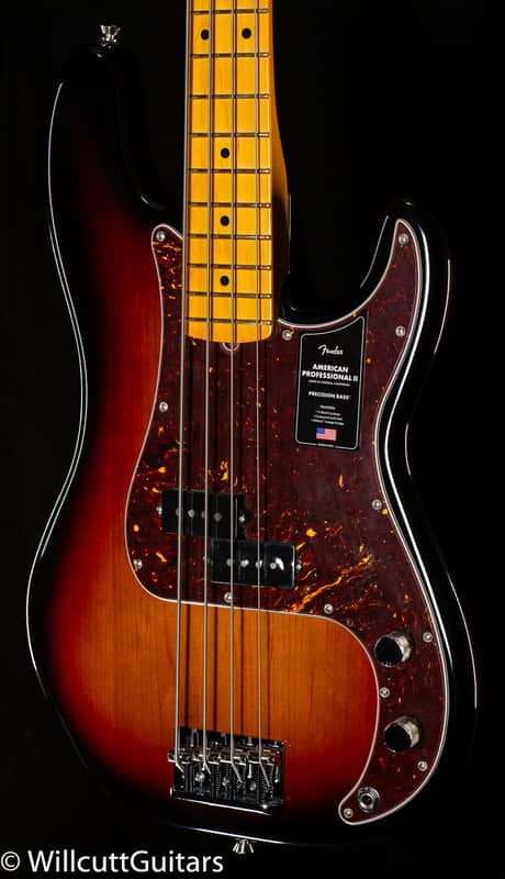 Fender American Professional II Precision Bass Maple Fingerboard 3-Color Sunburst (686) image 1
