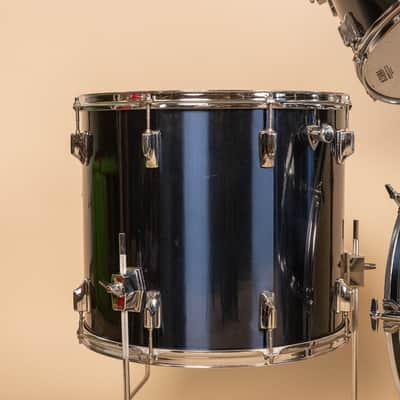 1970s Tama Imperialstar Mars 5LX Midnight Blue Drum Set image 3