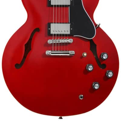 Epiphone Inspired by Gibson Custom 1962 ES-335 Reissue Semi-hollow Electric Guitar - '60s Cherry image 2