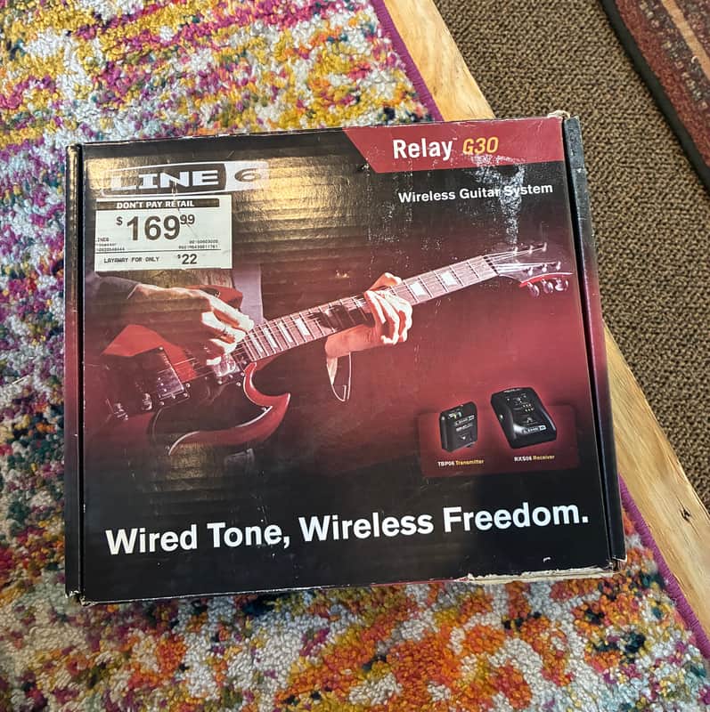 Line 6 Relay G30 Guitar Wireless System 2010s - Black image 1