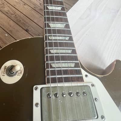 Gibson R4 Conversion 2013 - Gold Top, Aged image 17