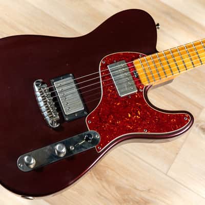 Shabat Lion Special Mahogany Body w/ Roasted Flame Maple & Imperials – Oxblood image 9