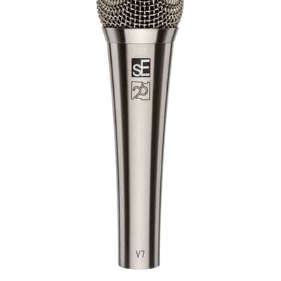 SE Studio-grade Brushed Nickel Handheld Microphone Supercardioid in Brushed Nickel image 2