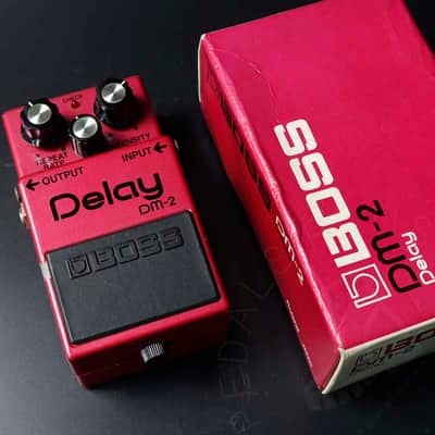 Boss DM-2 Delay (Black Label) 1981 - 1984 - Pink image 1