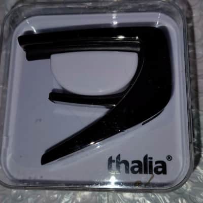 Sealed Thalia Azure Seas inlay Deluxe Black Chrome Guitar Capo image 2