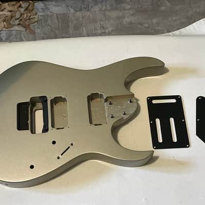 2000 Korean Ibanez RG220B Metallic Silver Basswood Guitar Body Floyd Ready