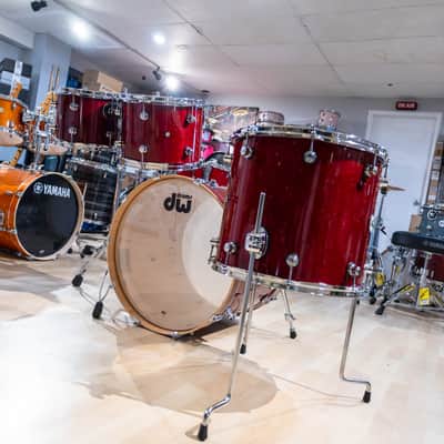 DW Design Series 4-piece Shell Pack - Cherry Stain image 7