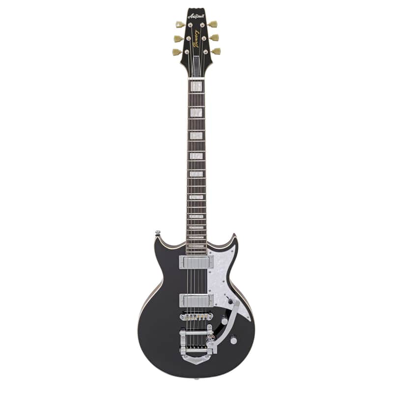 Aria 212-MK2 Bowery Electric Guitar-Black *USA Small Business* image 1