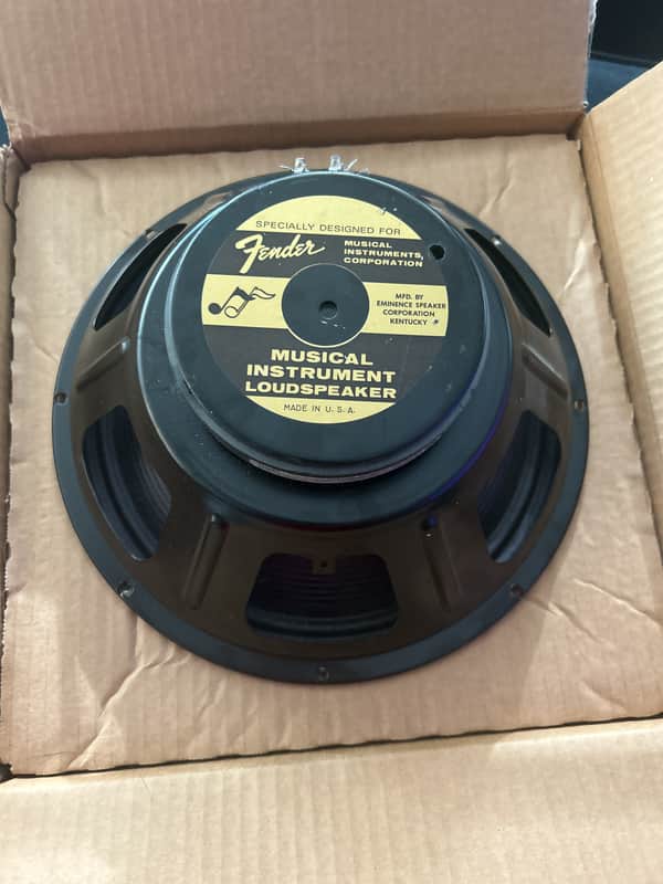 Fender / Eminence 12" Special Design 8-Ohm 75W Guitar Speaker (Pulled from 2004 Blues Junior) image 1