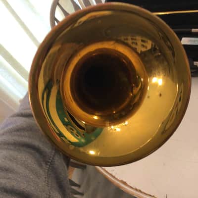 King 606 Student Model Tenor Trombone 1980's - 1990's - Clear-Lacquered Brass image 5