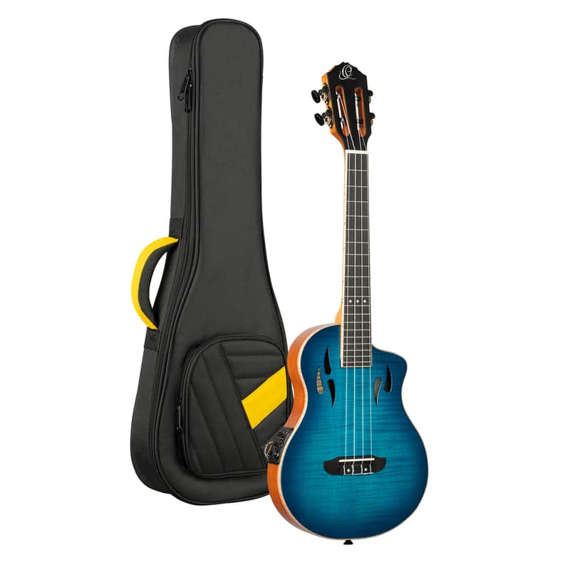 Ortega RTPX-U-FMA TourPlayer Series Flamed Maple Top Mahogany Neck 4-String Tenor Electric Ukulele w/Gig Bag image 1