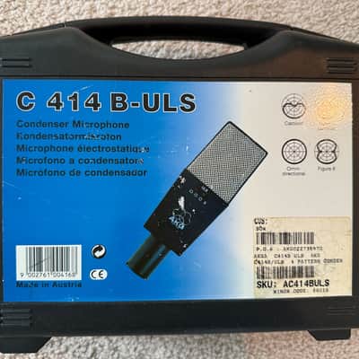AKG C 414 B-ULS Vintage + case and Shock Mount 40272 image 5
