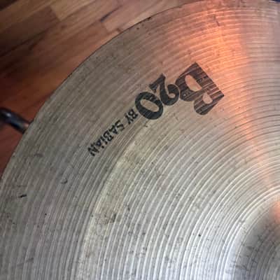 Restored Sabian 18” B20 Crash/Ride made in Italy 1982 - Traditional image 2
