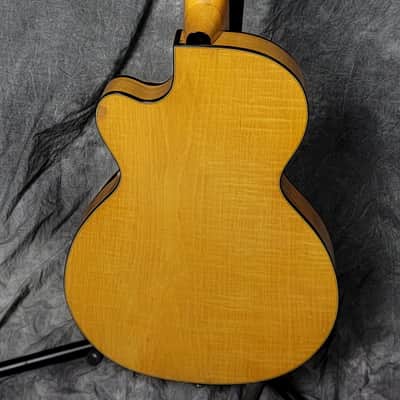 EXC COND VINTAGE 1957-8 Hofner Club 50 Electric Guitar - Natural Beauty! image 11
