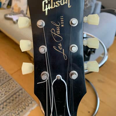 Gibson Les Paul 1960 Reissue 2017 - Wood effect/ dirty lemon burst image 21