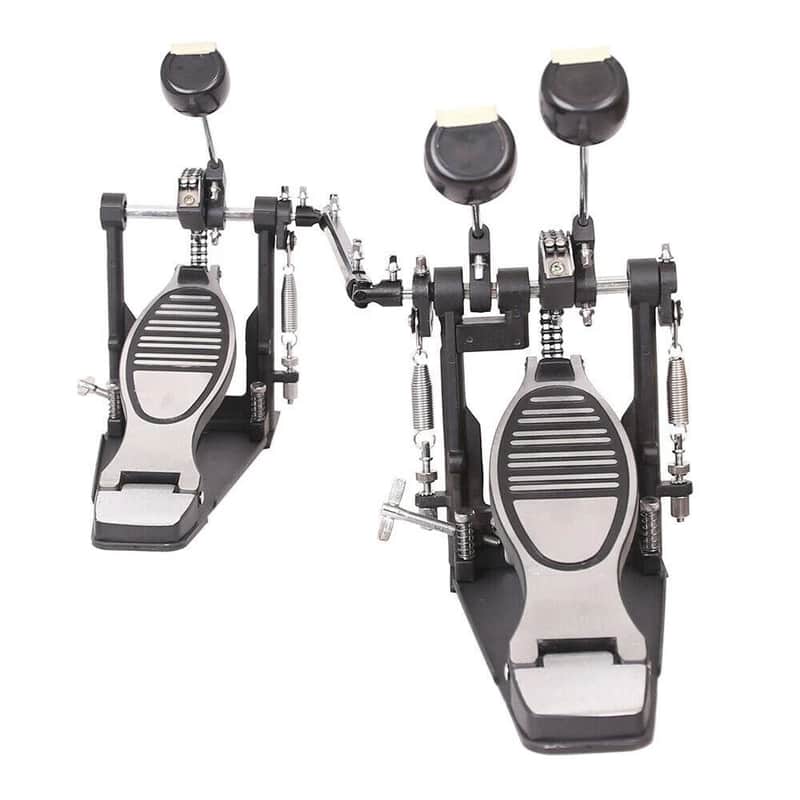 New Double Bass Drum Pedal Twin Kick Drum Pedal Dual Chain Percussion image 1