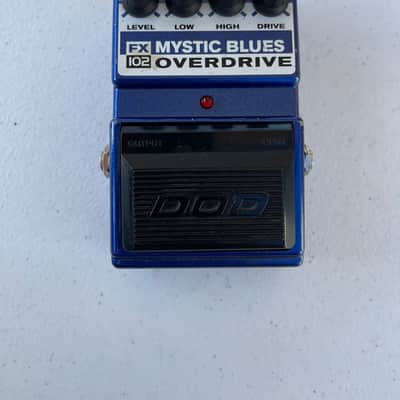 DOD Digitech FX102 Mystic Blues Overdrive Rare Vintage Guitar Effect Pedal image 1