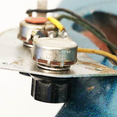 1962 Fender Jaguar - Original Custom Order Blue Sparkle... with BLACK back and pickguard! image 13