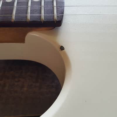 BC Rich Warlock LEFT Handed USA Custom Shop 1987 White Pearlescent image 3