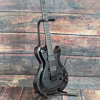 Used Washburn USA Custom Shop Idol WI-556 B Electric Guitar with Case - Gloss Black image 3