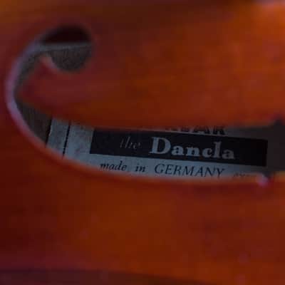 William Lewis & Son Ton-Klar The Dancla 16 1/2" No. 2523 Viola c. 1960's - Dark Amber Varnish image 12