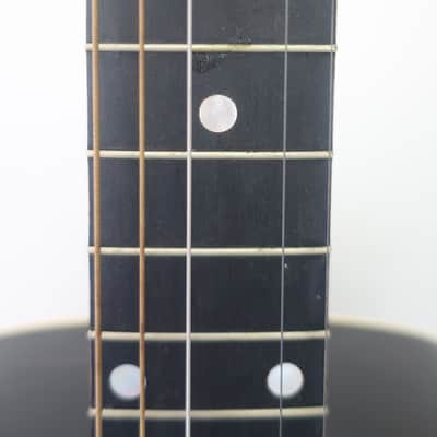 Vintage 1960s Unknown Maker Possibly Premier Kalamazoo Gibson Harmony Archtop Acoustic Guitar Circa Rare Geib & Schaeffer Lifton Sausage Handle Case Restoration Project image 12