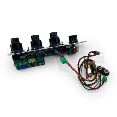 John East J Retro Deluxe Bass Preamp for Jazz Bass Deluxe® - Chrome Plate w/Fender Style Knobs image 3