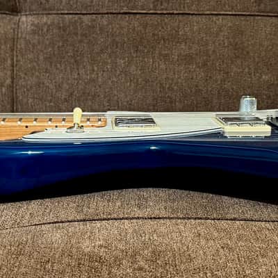 Fender Limited Edition Player Plus Meteora HH with Roasted Maple neck in Sapphire Blue Transparent - Incldes Fender Deluxe Gig Bag image 18