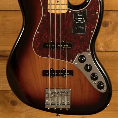 Fender Player II Modified Active Jazz Bass - Maple - 3-Tone Sunburst image 1