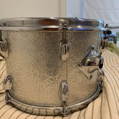 Slingerland Tom 9x13 1960's-1970's - Silver Sparkle image 3