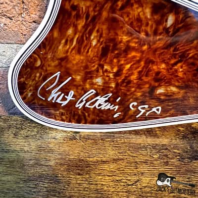 Gibson Custom Shop Chet Atkins Super 4000 Pickguard SIGNED (1990s - Tortoiseshell) image 2