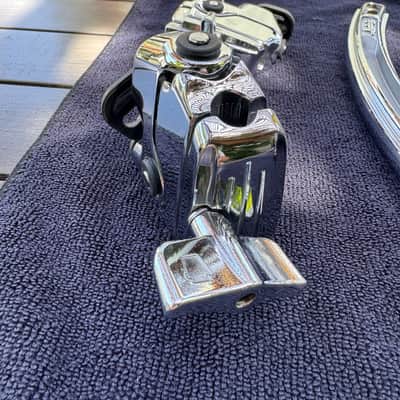 Ludwig LAC2983MT Atlas Arch Rail Mount Assembly with 2 Brackets 2010s - Chrome image 3