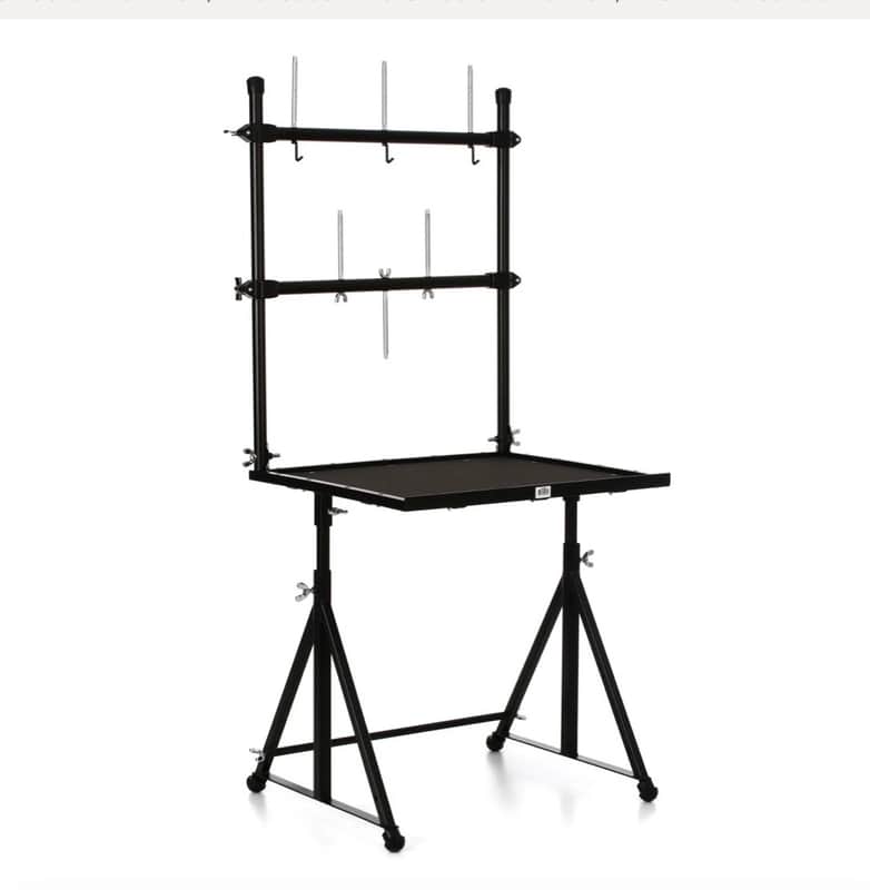Latin Percussion LP760A Percussion Traps Table with Overhead Mounts 2010s - Black