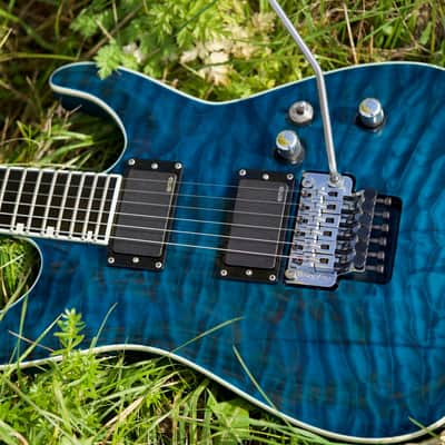 ESP Horizon FR-II BKAQ Standard 2005 Black Aqua image 1