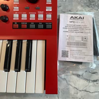 Akai MPC Key 37 Standalone Workstation Synthesizer 2025 - Red with Deck Saver Cover image 5
