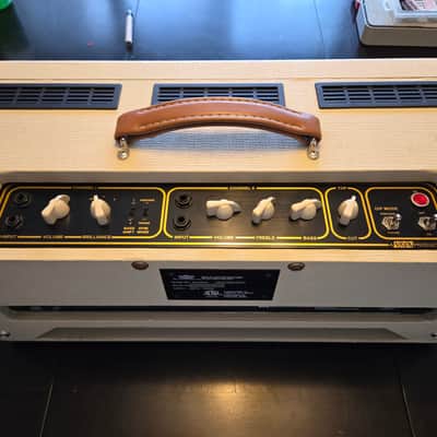 Vox AC30HH 50th Anniversary Hand-Wired Heritage Collection 30-Watt Guitar Amp Head 2007 - Cream image 4