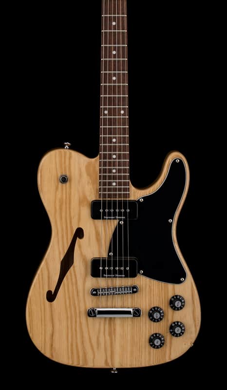 Fender Jim Adkins JA-90 Telecaster Thinline (2016) - Natural #01625 with Gig Bag image 1