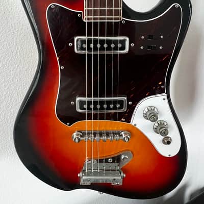Heit Deluxe (Kawai/Teisco) Vintage 2 Pickup Mid 60's - Sunburst image 2
