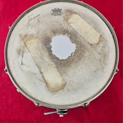 Leedy Broadway Series 14x6.5 Snare Drum 1946 - White Marine Pearl image 5