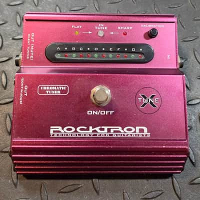 Rocktron X-Tune Chromatic Tuner Guitar Tuning Pedal 2010s - Red