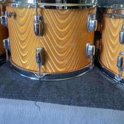 Ludwig Standard Gold Astro Drum Kit 4 Piece 1971 image 18