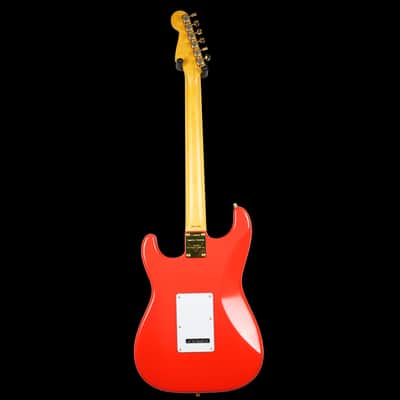 Fender 1987 MIJ Souichiro Yamauchi Stratocaster, Fiesta Red image 4