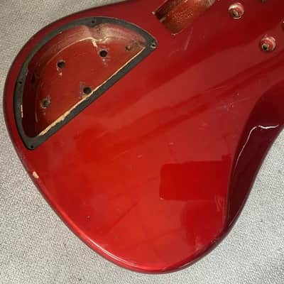 Red 5 String Tagima Basswood Body with Maple Neck image 4